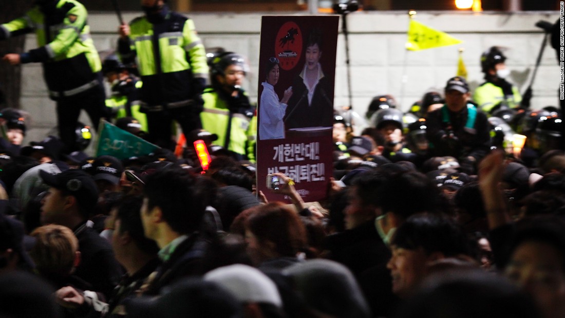 South Korea Protestors Call For Park Resignation Cnn