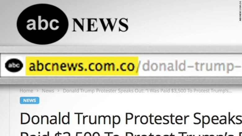 Fake News Sites Designed To Trick You Cnn Video