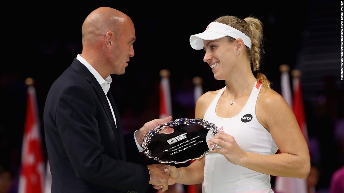 Angelique Kerber has enjoyed a successful year, winning the Australian and US Open titles on her way to becoming world No. 1. However, she was outplayed by Cibulkova in the final.