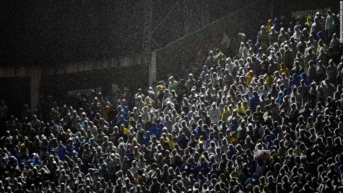 Supporters of the Brazilian soccer club Chapecoense cheer for their team during a Copa Sudamericana match in Chapeco, Brazil, on Wednesday, October 26. &lt;a href=&quot;http://www.cnn.com/2016/10/25/sport/gallery/what-a-shot-sports-1025/index.html&quot; target=&quot;_blank&quot;&gt;See 34 amazing sports photos from last week&lt;/a&gt;