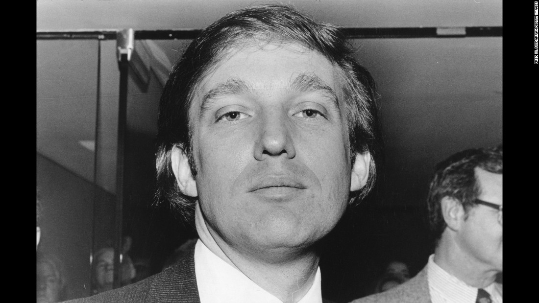 Trump attends an event to mark the start of construction of the New York Convention Center in 1979.