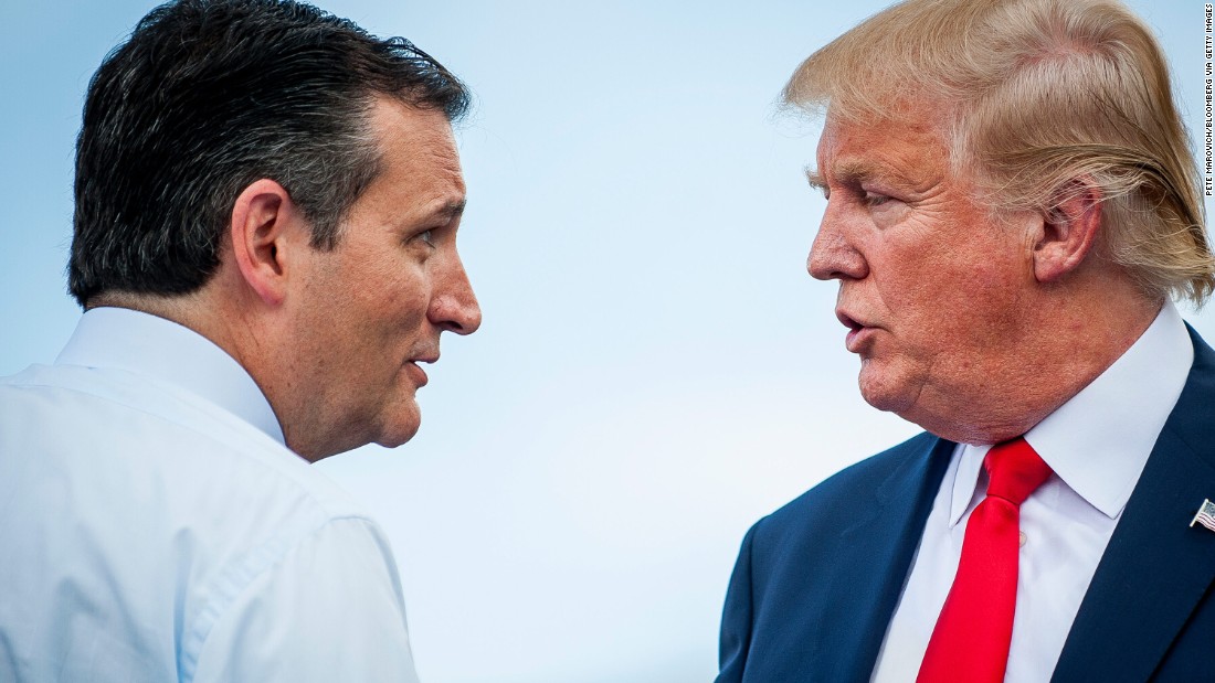 Cruz and Trump joined forces in Washington during a tea party rally against the Iran nuclear deal on September 9, 2015. &quot;It is a bit of a romance,&quot; &lt;a href=&quot;http://www.cnn.com/2015/09/09/politics/donald-trump-ted-cruz-2016-iran/index.html&quot; target=&quot;_blank&quot;&gt;Trump told CNN at the time.&lt;/a&gt; &quot;I like him, he likes me. He&#39;s backed me 100% about illegal immigration. He was the one person that really -- and there were a couple of others -- but Ted Cruz was out there and he backed me very strongly.&quot;