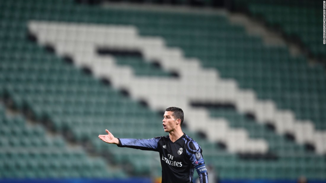 Ronaldo cut a frustrated figure and was unable to add to his tally of 98 Champions League goals.