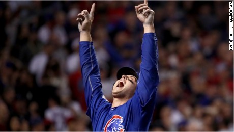 Anthony Rizzo of the Chicago Cubs savors his team&#39;s long-awaited title.