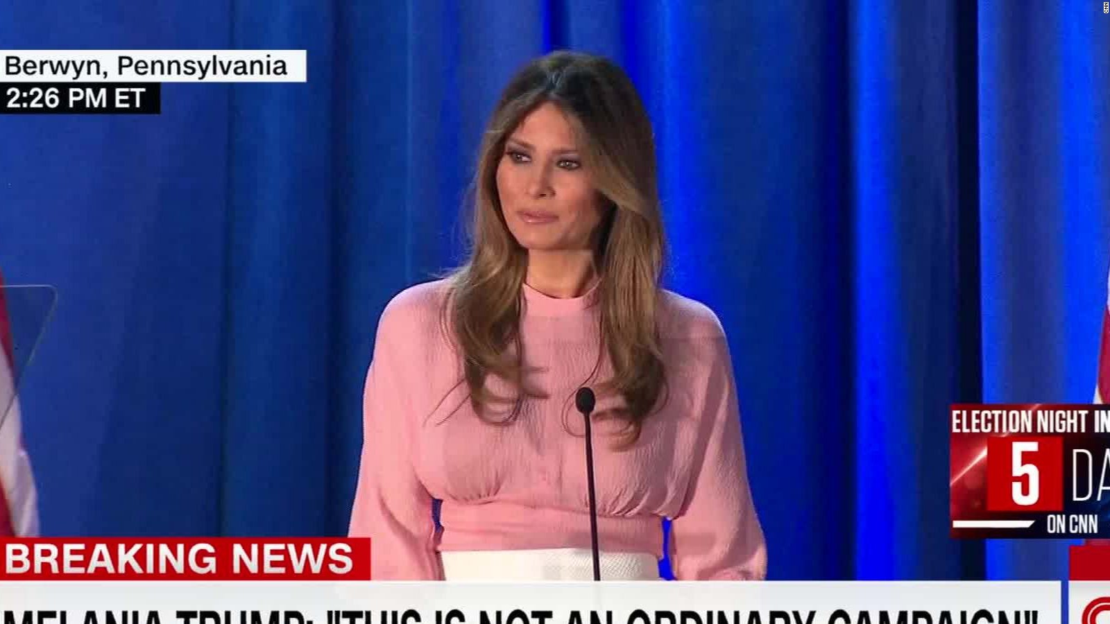 Melania Trump Defends Husband In Rare Speech Cnnpolitics