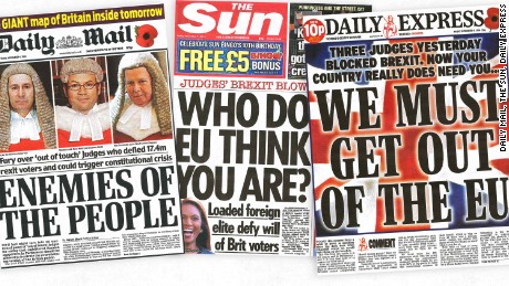 Some UK national tabloid newspapers were highly critical of this week&#39;s High Court ruling.