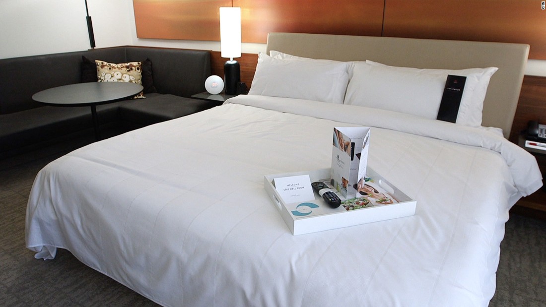 The Stay Well room is the latest in a new breed of &quot;healthy&quot; hotel concepts. 