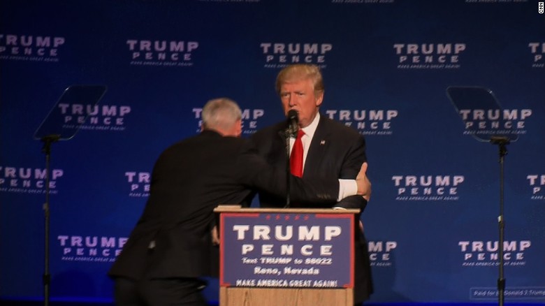 Trump Rushed Off Stage At Campaign Rally Cnn Video 