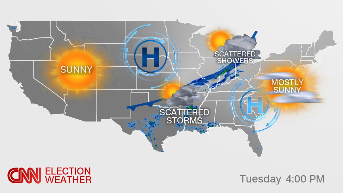 Election Weather Forecast CNN Video