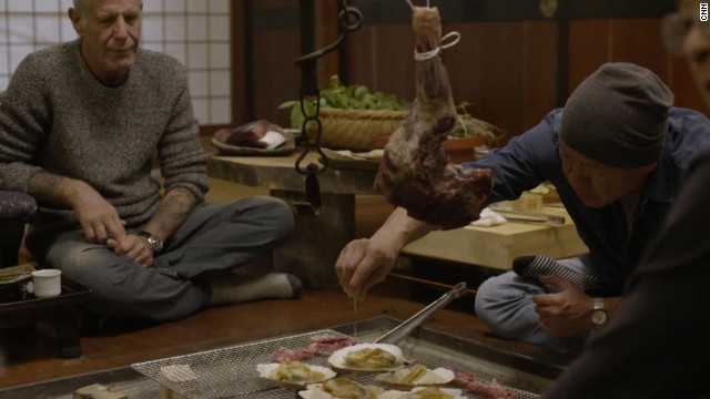 Watch Anthony Bourdain Goes To Japan With Sushi Legend Masa Takayama Eater
