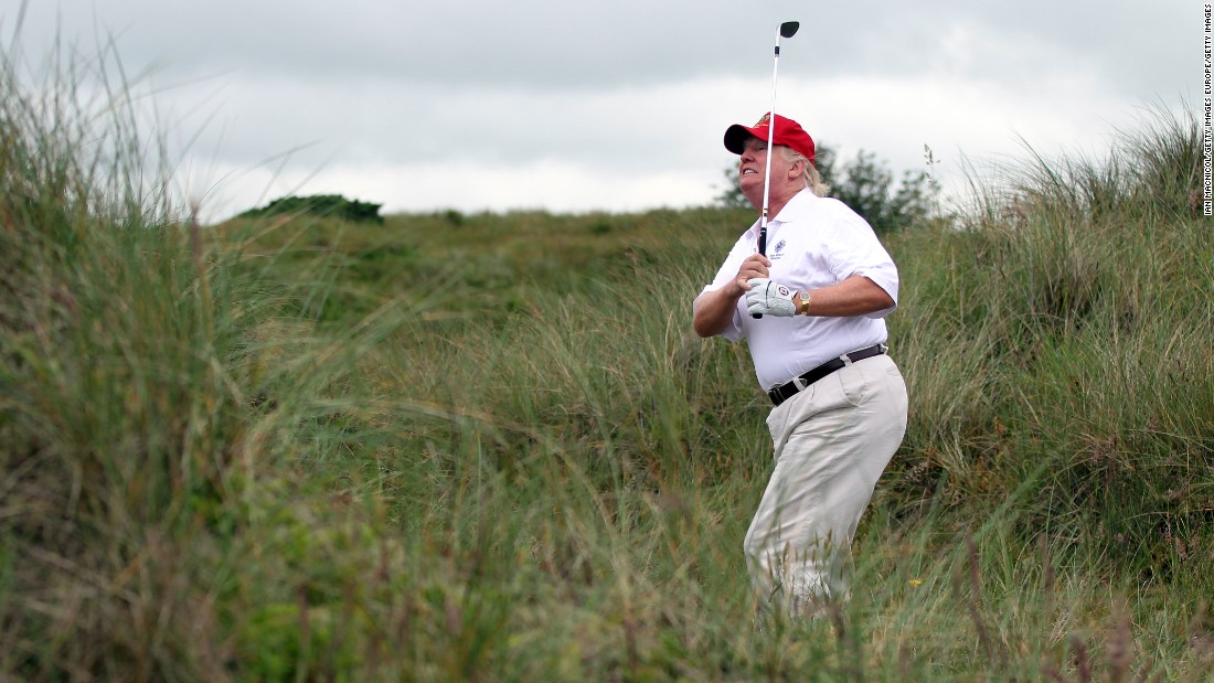 He claims to have a handicap of 2.8, and Donald Trump isn&#39;t the first US President to have enjoyed time on the golf course. 