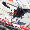 Vendee Globe sailing Swiss skipper Alan Roura