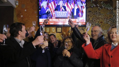 Residents in Melania Trump&#39;s hometown of Sevnica raise glasses