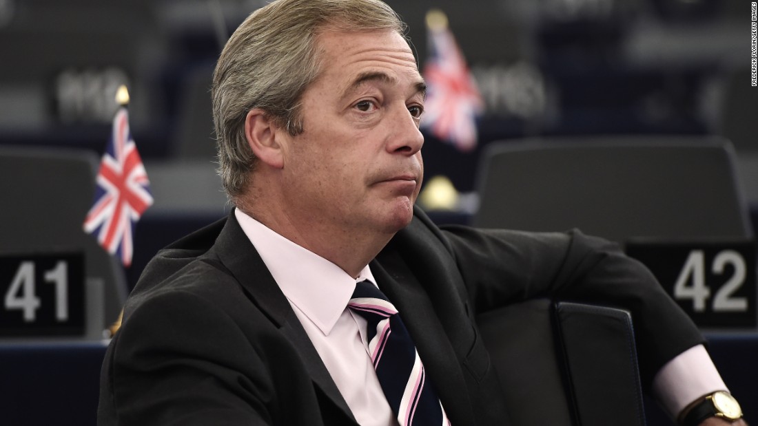 Brexit Leader Nigel Farage Lauds Trump Win, Calls Obama A 'creature ...