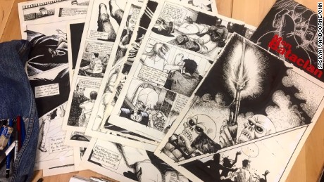 Dewilde&#39;s book &quot;My Bataclan&quot; tells the story of what happened to him in a graphic novel format.