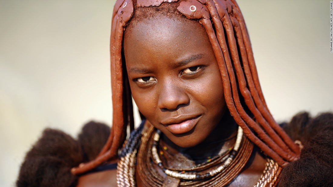 Women of the semi-nomadic &lt;a href=&quot;http://edition.cnn.com/2012/05/11/world/africa/himba-namibia-inside-africa/&quot;&gt;Himba tribe&lt;/a&gt; in northern Namibia are famous for their reddish hair and complexion. It&#39;s the result of &lt;em&gt;otjize&lt;/em&gt;, a paste of butter, fat and red ocher, applied daily to their hair and skin. It was once speculated that the &lt;em&gt;otjize&lt;/em&gt; served as a form of sun protection and to ward off insects, however the women say it&#39;s purely for aesthetic reasons -- which makes sense, given that Himba men don&#39;t take part in the practice. 