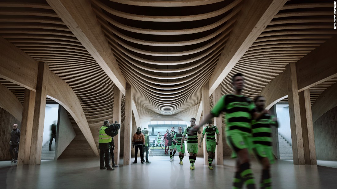 Wood is not only naturally occurring, but offers a durable and sustainable alternative to concrete or steel. Forest Green chairman Dale Vince says the new ground will be &quot;the greenest football stadium in the world.&quot;