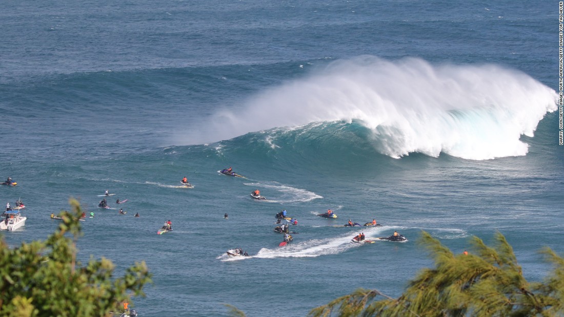The break, which only comes to life at certain times of the year, is situated on the north coast of the Hawaiian island of Maui near the town of Wailea.