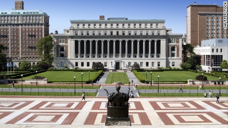 The Columbia campus. The alleged messages were captured on screengrabs and published on a student-run website. 