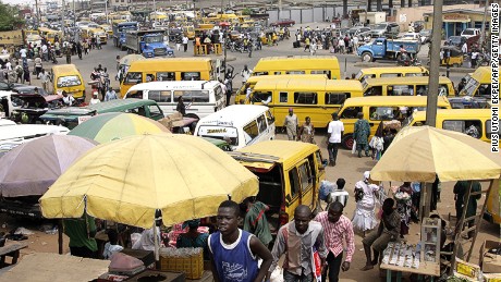 Lagos is known for its notorious traffic.