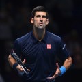 Djokovic celebrates atp finals 