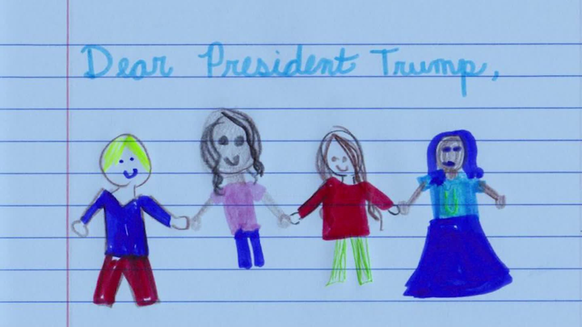Kids write to Trump asking him to be kind