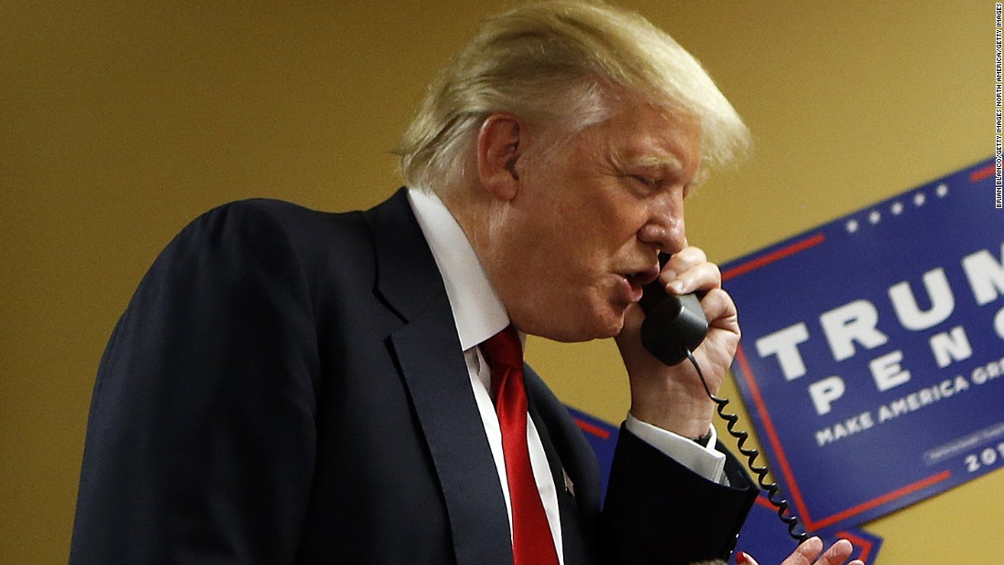 Donald Trumps Phone Calls With World Leaders Whats Different Cnnpolitics 