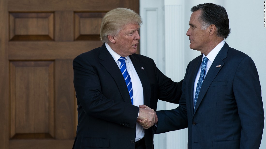 The Donald Trump Vs Mitt Romney Fight — In One Minute Cnn Video 0282
