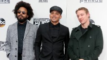Jillionaire, Walshy Fire and Diplo of  Major Lazer attend the 2016 American Music Awards in 2016