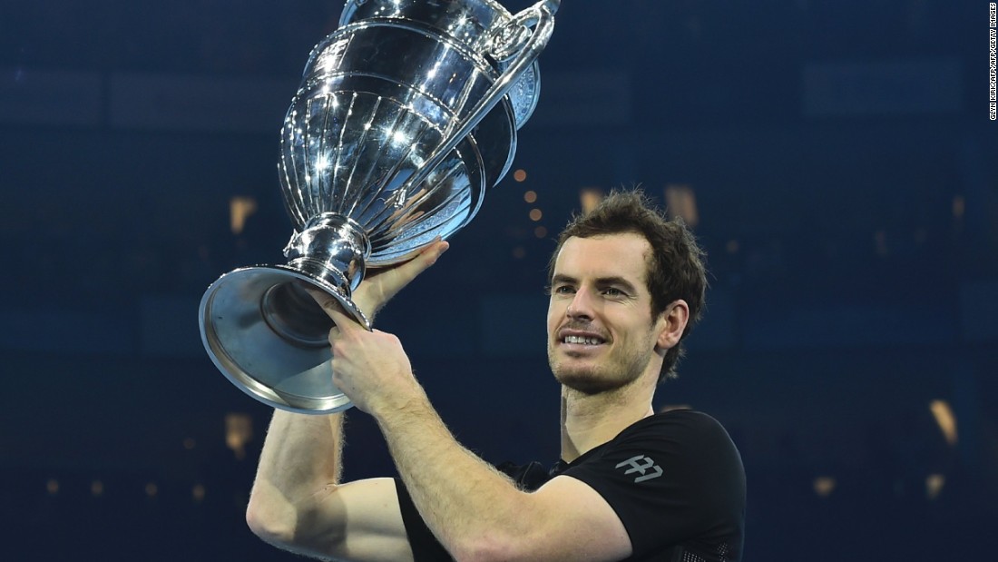 What better way to end the year than yet another tournament win? Murray beat all four players directly below him in the rankings to win the ATP World Tour Finals in London, ending the year on a 24-match unbeaten streak. 