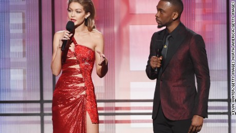 Gigi Hadid Imitates Melania Trump At Amas