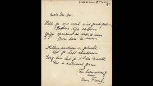 Rare Handwritten Anne Frank Poem Sold At Auction Cnn