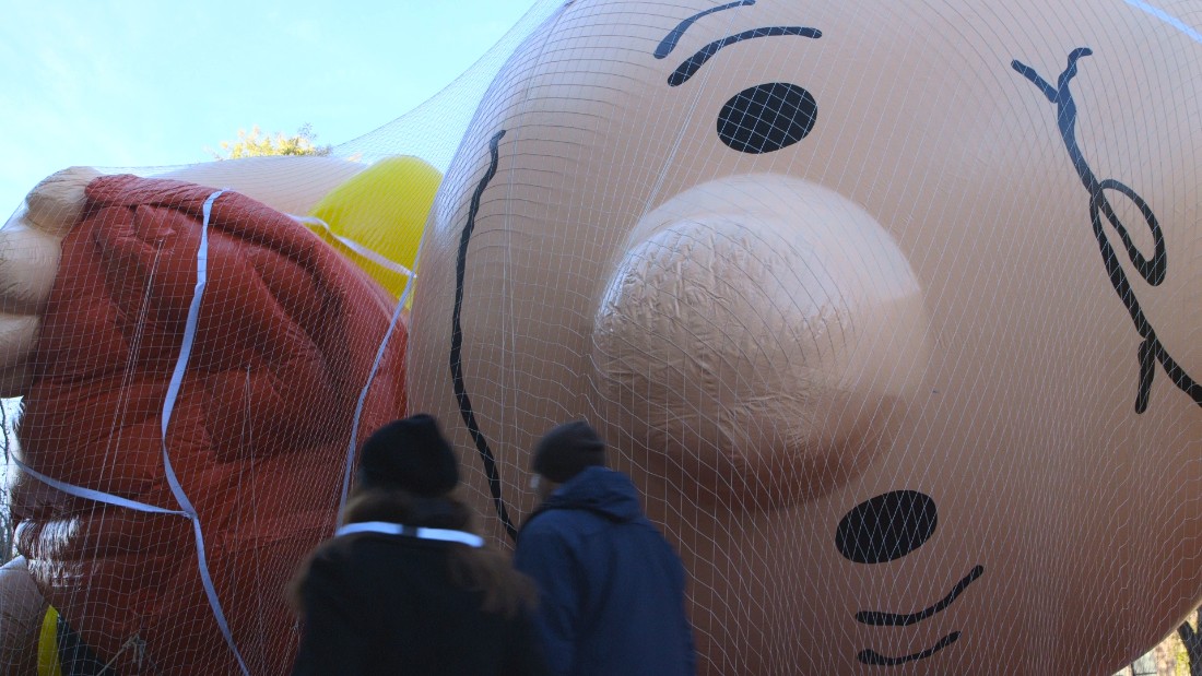 Watch Macy's balloons inflate CNN Video