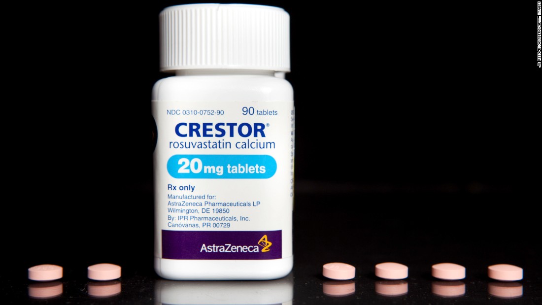 The cholesterol-lowering medication Crestor was the most-prescribed branded drug in the US in 2014-15, with 21,014,669 prescriptions.