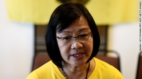Activist Maria Chin Abdullah was detained following mass anti-government protests.