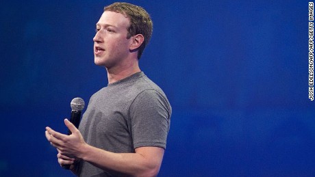 Facebook CEO Mark Zuckerberg speaks at the F8 summit in San Francisco, California, on March 25, 2015. Zuckerberg introduced a new messenger platform at the event.   AFP PHOTO/JOSH EDELSON        (Photo credit should read Josh Edelson/AFP/Getty Images)