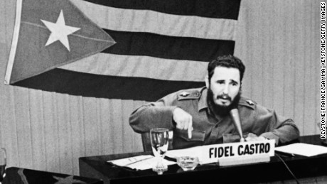 Castro announces a general mobilization after the blockade by President John F. Kennedy in 1962.