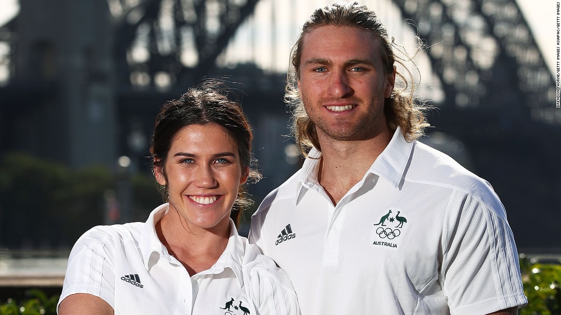 Part of that interest is down to her being one half of the golden couple of sevens, along with Australia&#39;s new men&#39;s captain Lewis Holland.