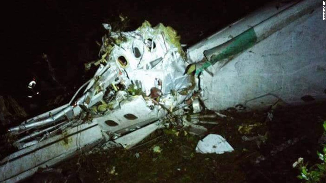 A charter airplane with 77 people on board, including players from the Brazilian soccer team Chapecoense, &lt;a href=&quot;http://www.cnn.com/2016/11/29/americas/colombia-plane-accident/index.html&quot; target=&quot;_blank&quot;&gt;crashed near Rionegro, Colombia,&lt;/a&gt; outside Medellin, on Monday, November 28. At least 71 people were killed, officials said. Six survived.