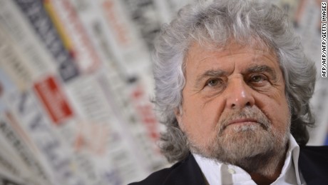 Beppe Grillo has campaigned for a No vote in Sunday&#39;s referendum.