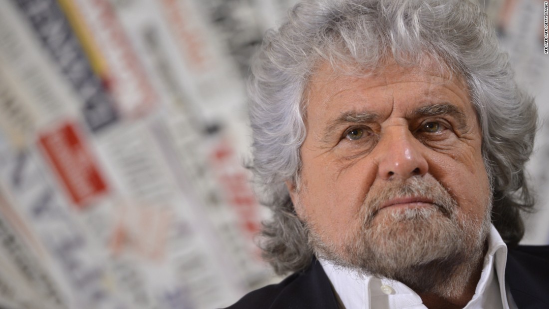 Italian Referendum Who Is Beppe Grillo Cnn 