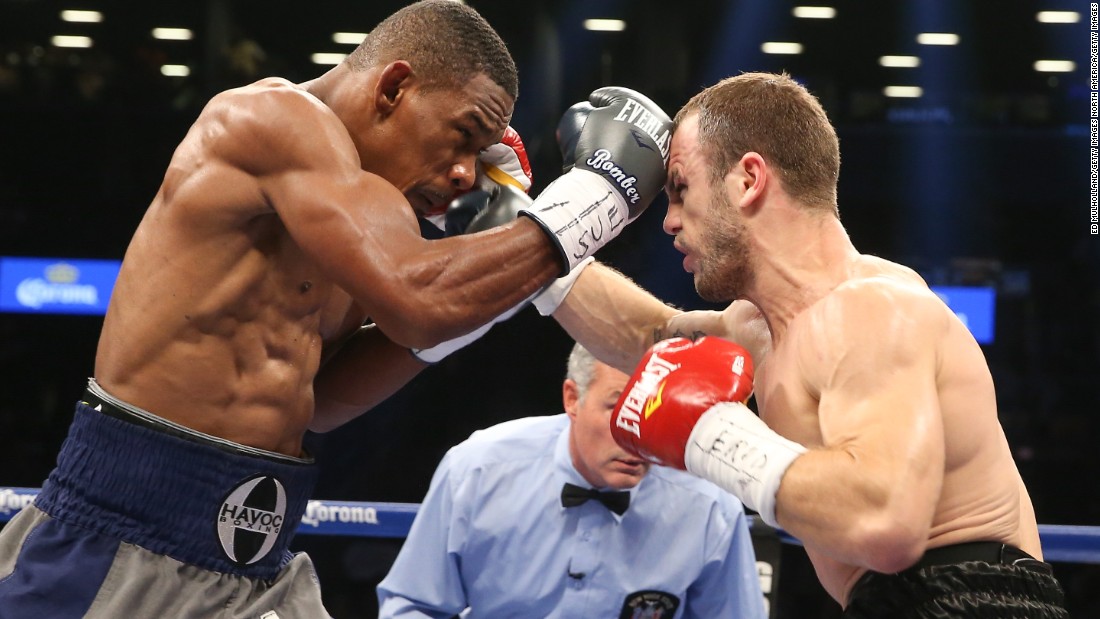 Pictured, Jacobs winning his world Middleweight crown against Jarrod Fletcher, in August 2014. Rozier never doubted that Jacobs would become world champion. &quot;His battle with cancer was truly the hardest battle he could ever face. Everything else was a walk in the park,&quot; he said.&lt;br /&gt;