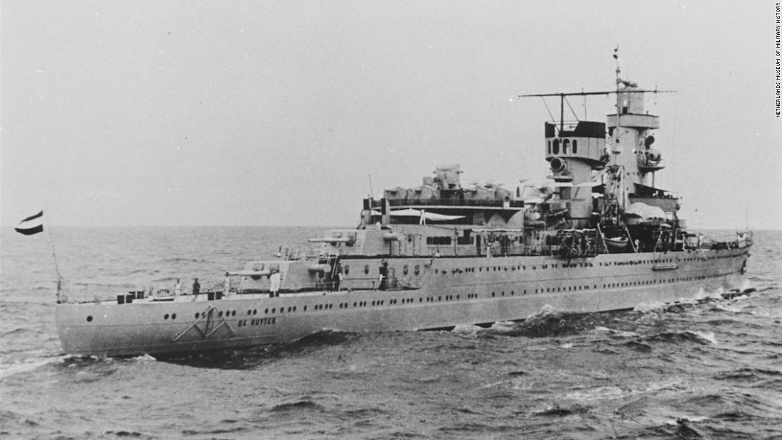 HNLMS De Ruyter was also downed that day, killing 235 of 437 crew members. 