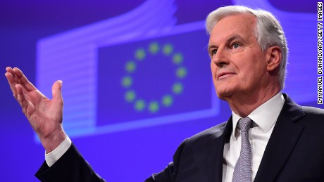 &quot;Membership of the EU comes with rights and benefits,&quot; EU negotiator Michel Barnier says.
