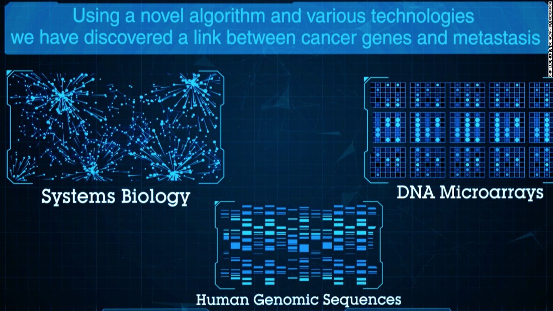 &quot;The knowledge that low expression of DARC might influence breast cancer outcomes, especially in some breast cancer patients means that in future it could potentially be used for personalizing therapy or precision medicine,&quot; says Siwo. &lt;br /&gt;Pictured: a screen grab from the findings presented to the American Society for Human Genetics symposium. 