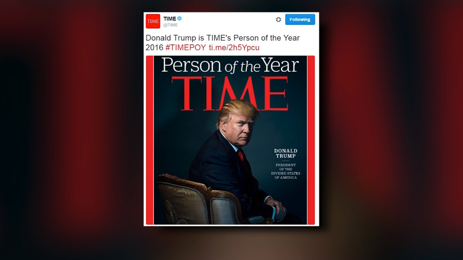 Donald Trump, personaje del año para la revista TIME - CNN Video