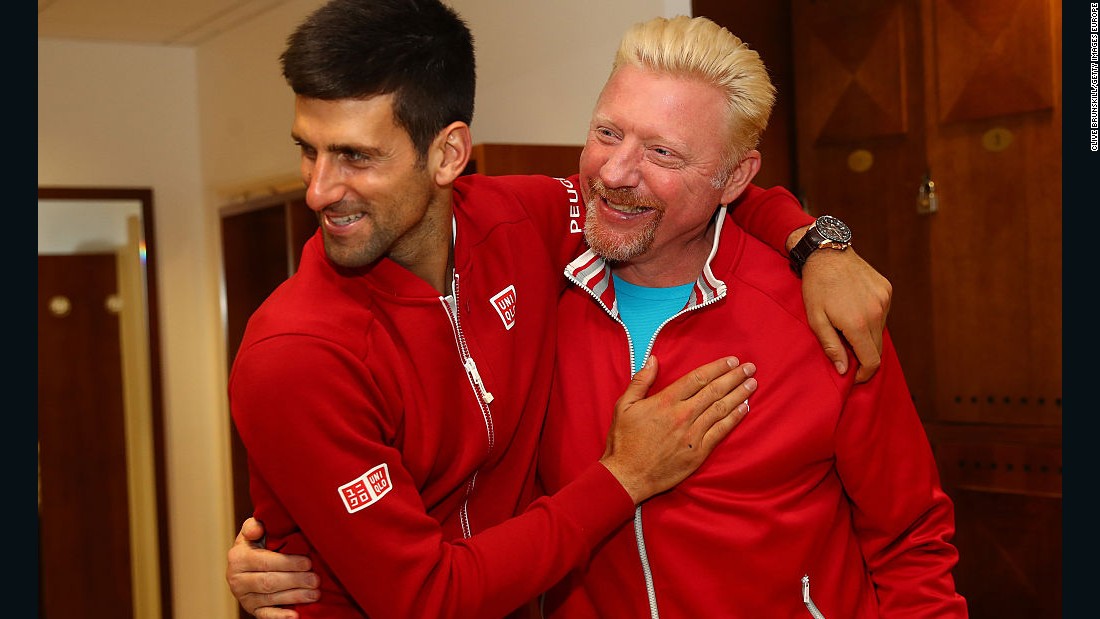 Djokovic appointed six-time grand slam champion Boris Becker head coach in December 2013, citing him as a &quot;true legend.&quot; It would become a fruitful partnership, with Djokovic winning six major titles in three years.