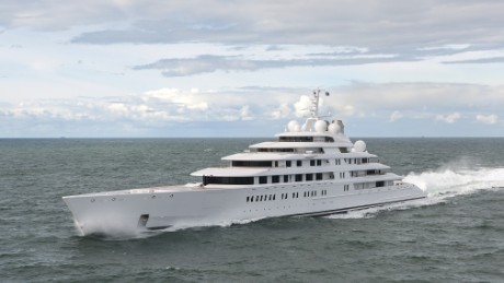 The Azzam superyacht.