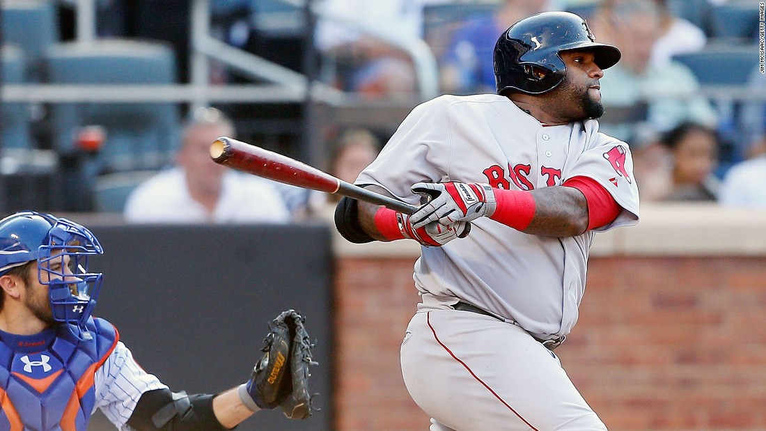 That's a weight loss home run! Red Sox third baseman Pablo Sandoval shows  off much fitter new physique