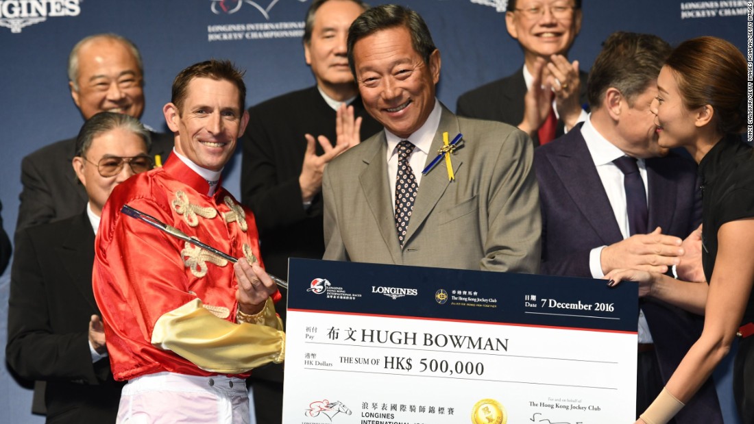 Bowman&#39;s reward for his night&#39;s work was a check for $65,000.